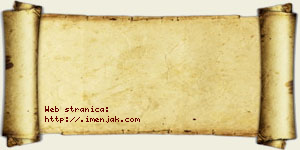 Jasmina Nikezić vizit kartica